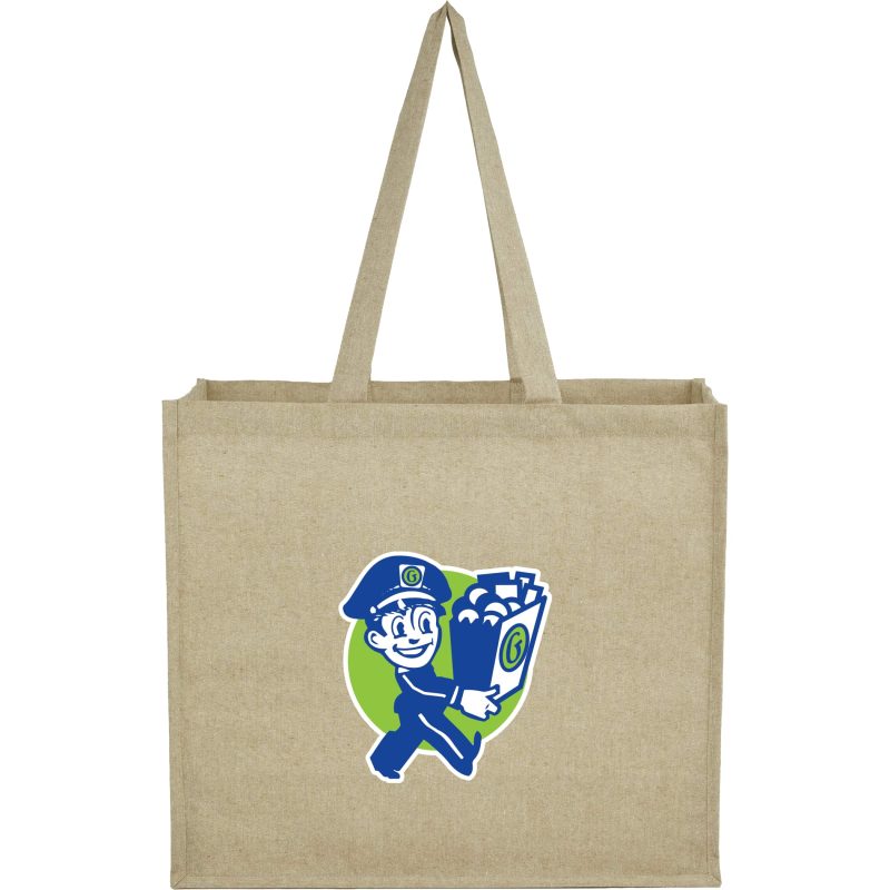 Custom Laminated Cotton Shopper Tote with logo - 8