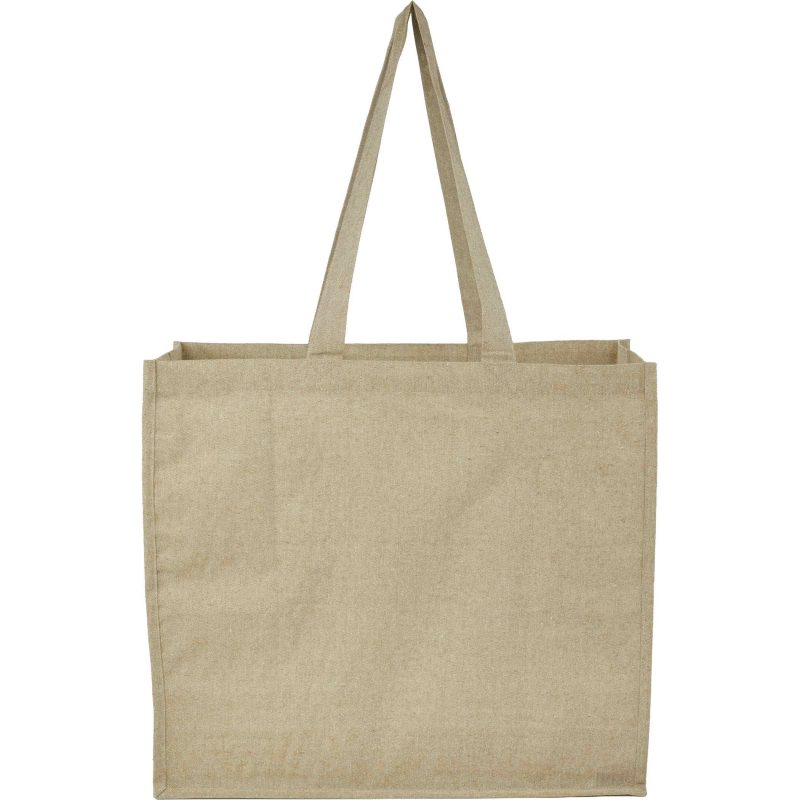 Custom Laminated Cotton Shopper Tote with logo - 9