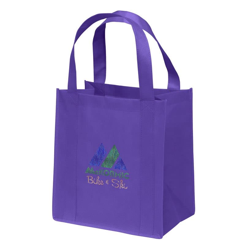 Custom Little Thunder® - Non-Woven Tote - Sparkle with logo - 8