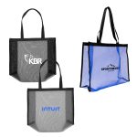 Custom MeshLine Shopper Tote Bag with logo