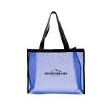 Custom MeshLine Shopper Tote Bag with logo - 2