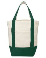 Custom Mini Recycled Cotton Tote Bag with logo - 7