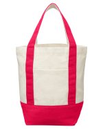 Custom Mini Recycled Cotton Tote Bag with logo - 9