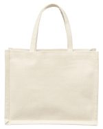 Custom Mini Recycled Cotton Tote Bag with Charm with logo - 7