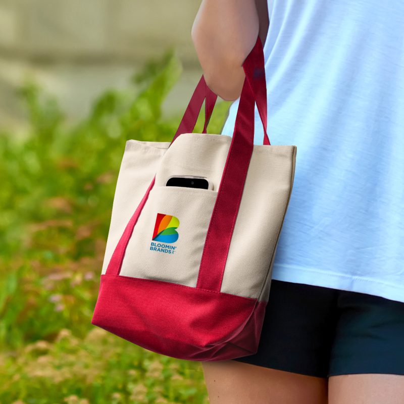 Custom Mini TJ Canvas Tote Bag with logo - 8