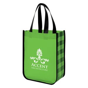 Custom Northwoods Lola Laminated Non-woven Tote Bag with logo