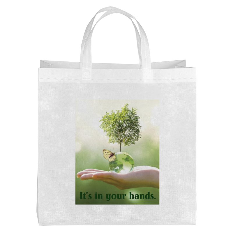 Custom Ocean™ - R-PET Non-Woven Totes - Sublimation with logo - 2