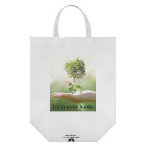 Custom Ocean™ - R-PET Non-Woven Totes - Sublimation with logo