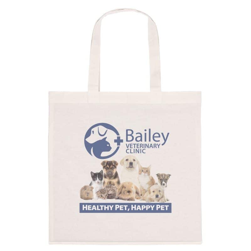Custom Penny™ R-PET Poly-Cotton Tote - Sublimation with logo