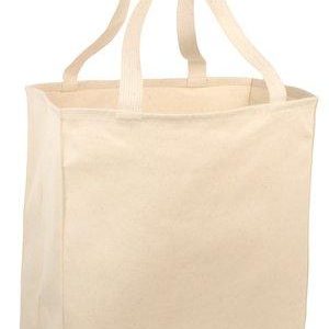 Custom Port Authority® Ideal Twill Over-the-Shoulder Grocery Tote. with logo