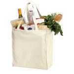 Custom Port Authority® Ideal Twill Over-the-Shoulder Grocery Tote. with logo - 1