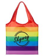 Custom Rainbow Pride Tote Bag with logo