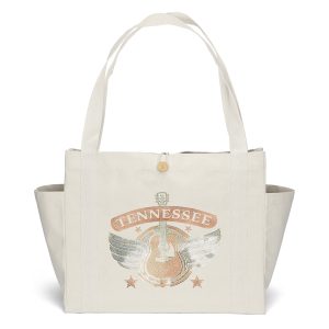 Custom Sandford™ Deluxe Canvas Tote - Sparkle with logo