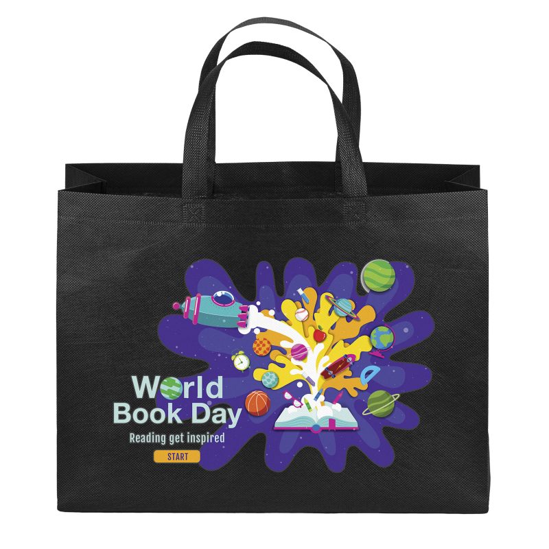 Custom Sea™ - R-PET Non-Woven Totes - ColorVista with logo - 2