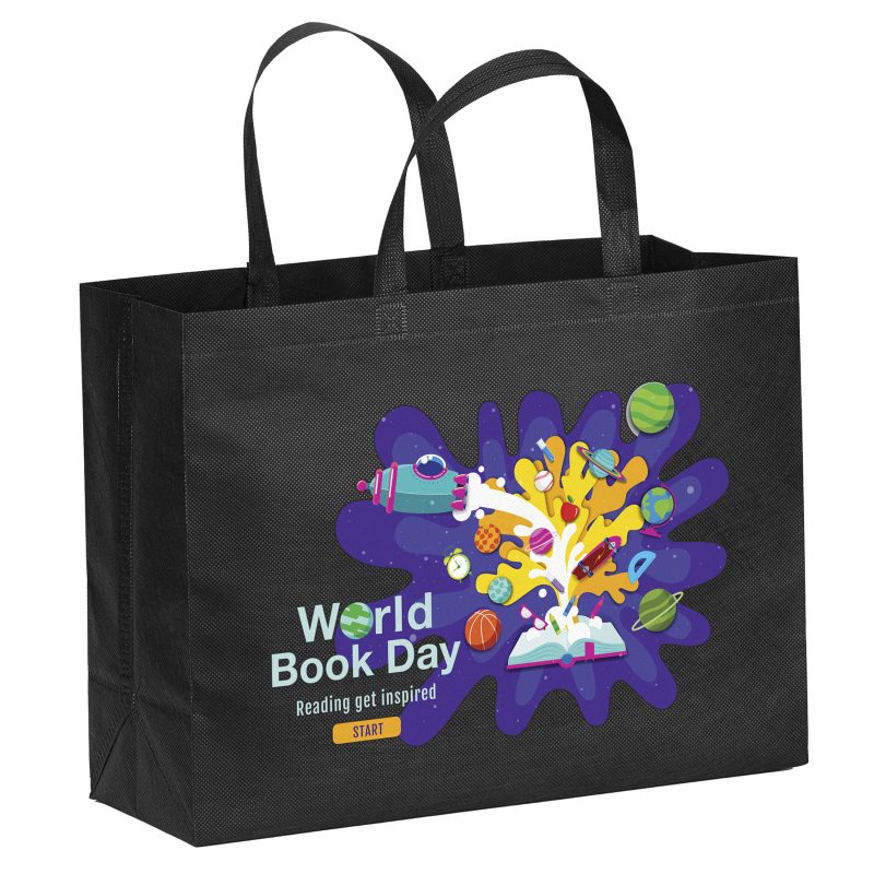 Custom Sea™ - R-PET Non-Woven Totes - ColorVista with logo - 3