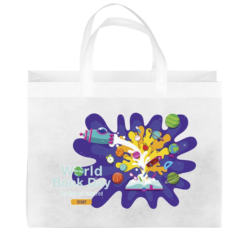 Custom Sea™ - R-PET Non-Woven Totes - ColorVista with logo - 6
