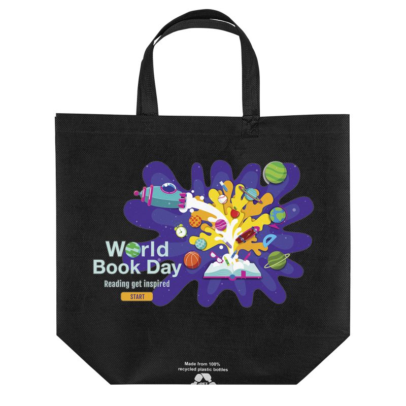 Custom Sea™ - R-PET Non-Woven Totes - ColorVista with logo