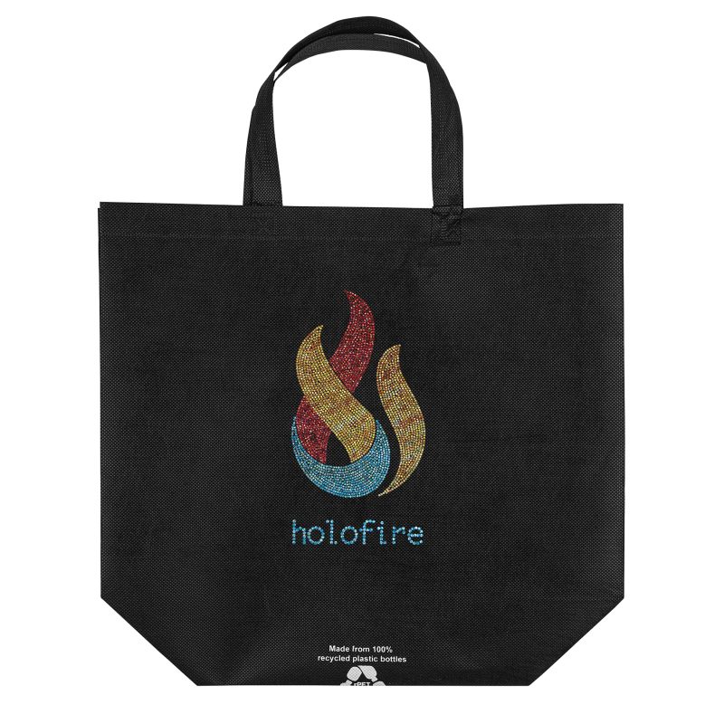 Custom Sea™ - R-PET Non-Woven Totes - Sparkle with logo
