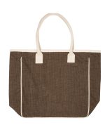 Custom Seville Jute & Canvas Tote Bag with logo - 2