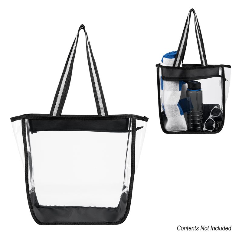 Custom Stowe Eva Clear Tote Bag with logo - 1