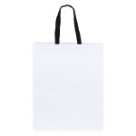Custom Teak - Woven Handle White Eurototes - Foil Print with logo - 1