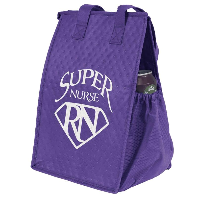 Custom Therm-O-Snack™ - Insulated Tote - Screen Print with logo - 4