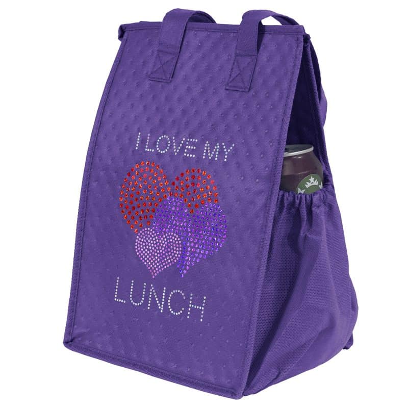 Custom Therm-O-Snack™ - Insulated Tote - Sparkle with logo - 6