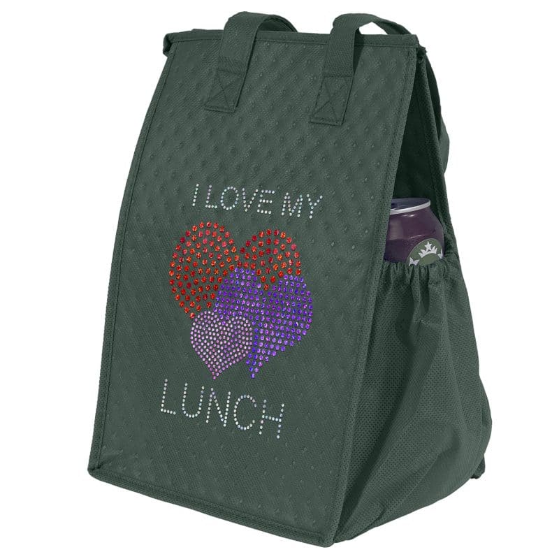 Custom Therm-O-Snack™ - Insulated Tote - Sparkle with logo - 8