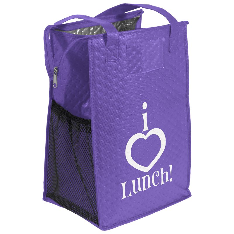 Custom Therm-O-Super Snack™ - Insulated Tote - Screen Print with logo - 4