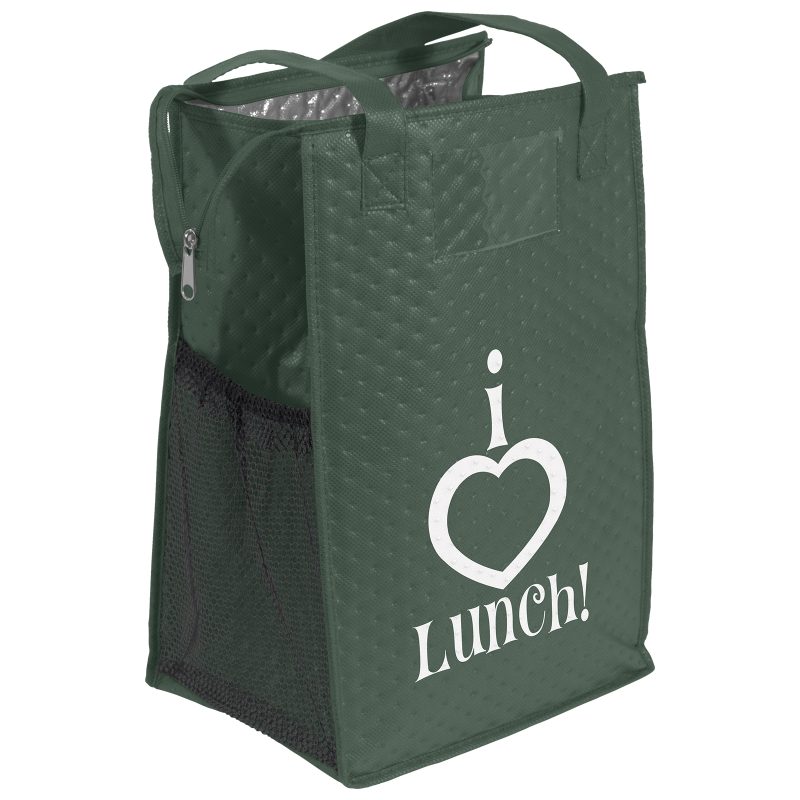 Custom Therm-O-Super Snack™ - Insulated Tote - Screen Print with logo - 6