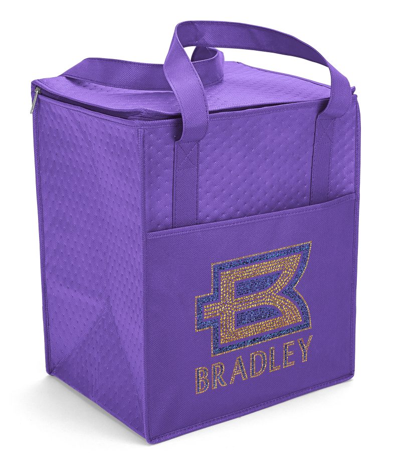 Custom Therm-O Super Tote™ - Insulated Tote - Sparkle with logo - 4