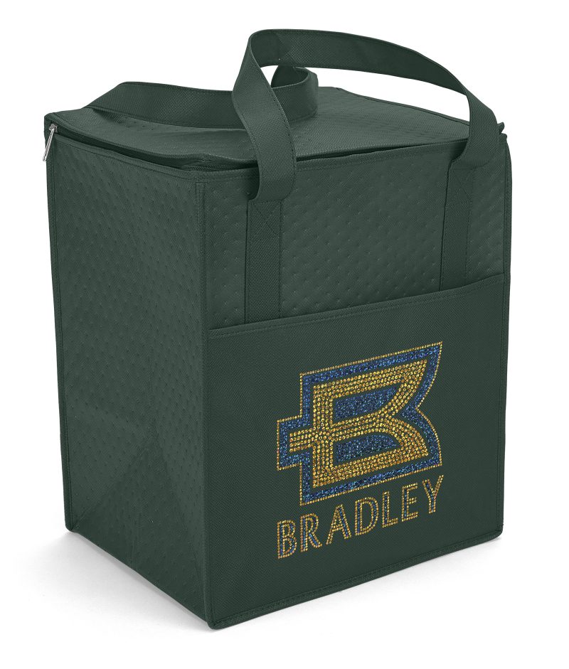 Custom Therm-O Super Tote™ - Insulated Tote - Sparkle with logo - 6
