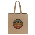 Custom Tuscan™ - Eco Kraft-Brown Matte-Laminated Eurotote - Dynamic Color with logo