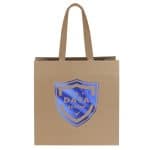 Custom Tuscan™ - Eco Kraft-Brown Matte-Laminated Eurotote - Foil Print with logo