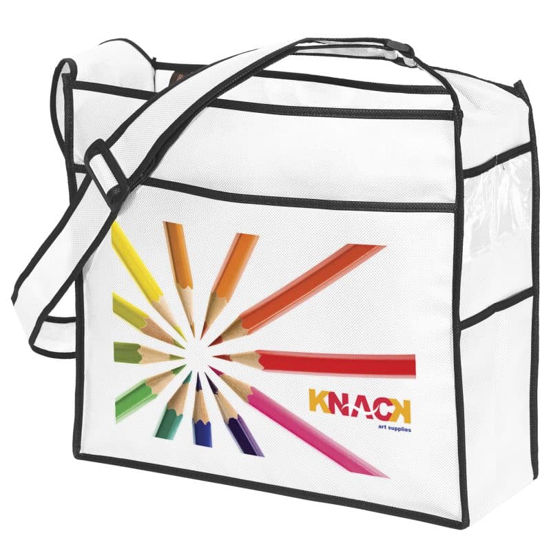 Custom Ultimate™ - Non-Woven Tote - ColorVista with logo