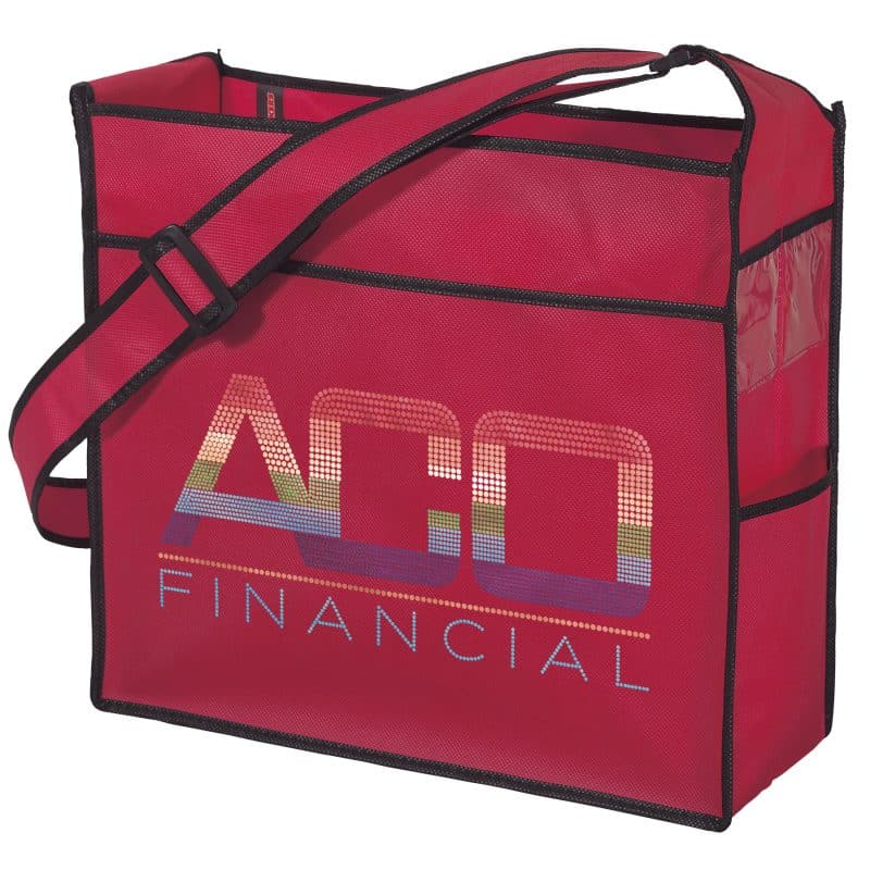 Custom Ultimate™ - Non-Woven Tote - Sparkle with logo - 2