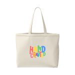 Custom Vale Canvas Tote with logo - 5