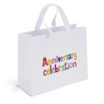 Custom Victoria™ - Ribbon Handle Matte Eurotote - Dynamic Color with logo - 2
