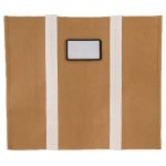 Custom Wkt Washable Kraft Tote Bag with logo - 1