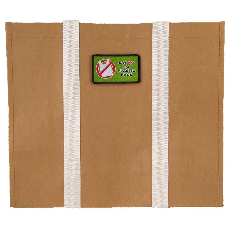 Custom Wkt Washable Kraft Tote Bag with logo - 2