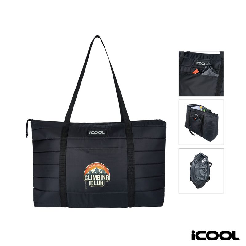 Custom iCOOL Mancos 36-Can Cooler Tote Bag with logo