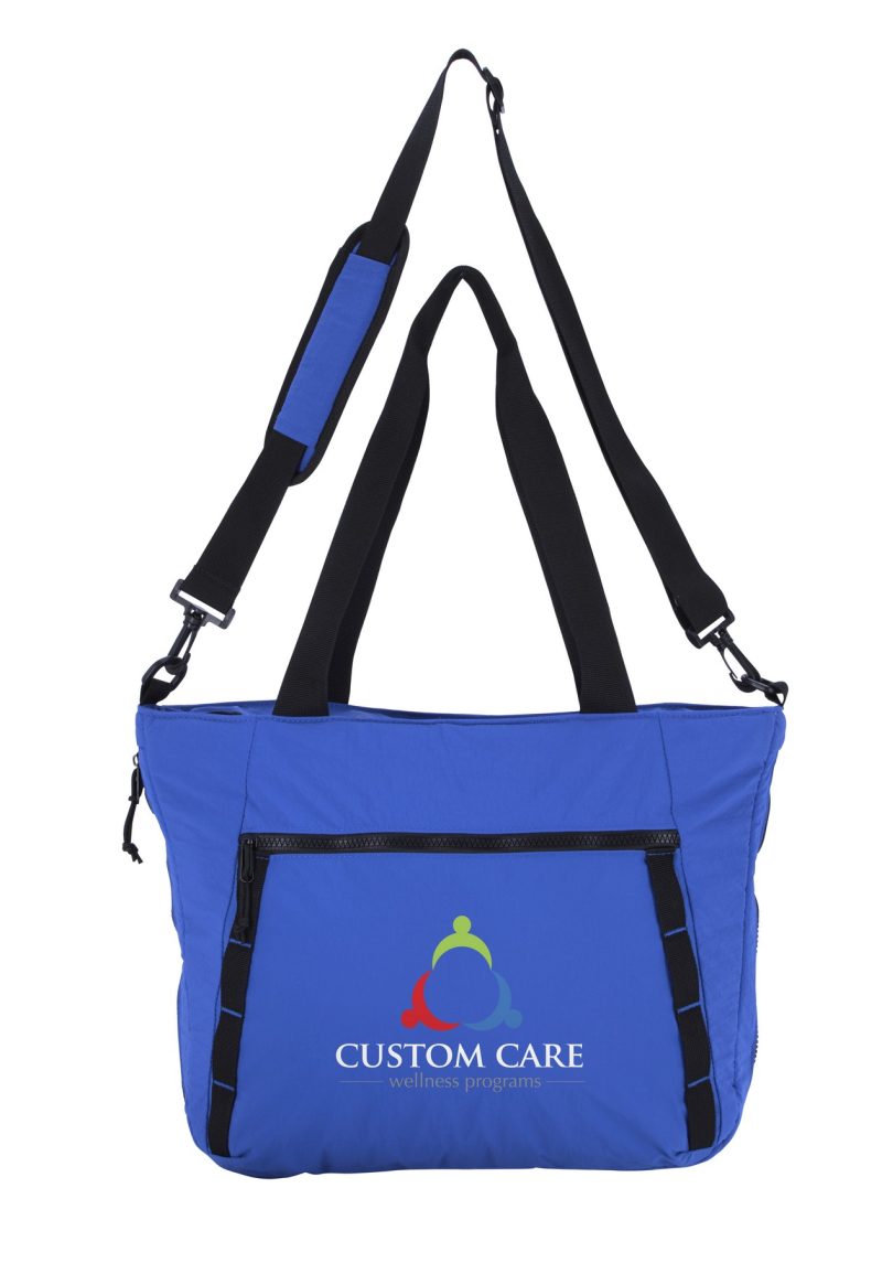 Custom Atchison® StashPack Recycled Nylon 24- to 36-Can Cooler Tote with logo - 1