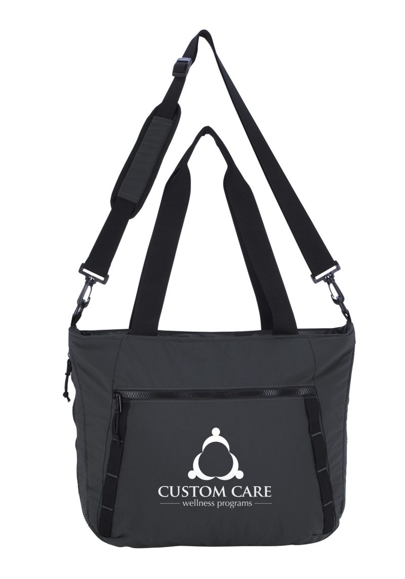 Custom Atchison® StashPack Recycled Nylon 24- to 36-Can Cooler Tote with logo