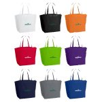 Custom Mira Recycled Non-Woven Tote with logo