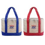 Custom Patriotic Cooler Tote with logo - 1