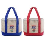 Custom Patriotic Cooler Tote with logo