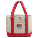 Custom Patriotic Cooler Tote with logo - 3