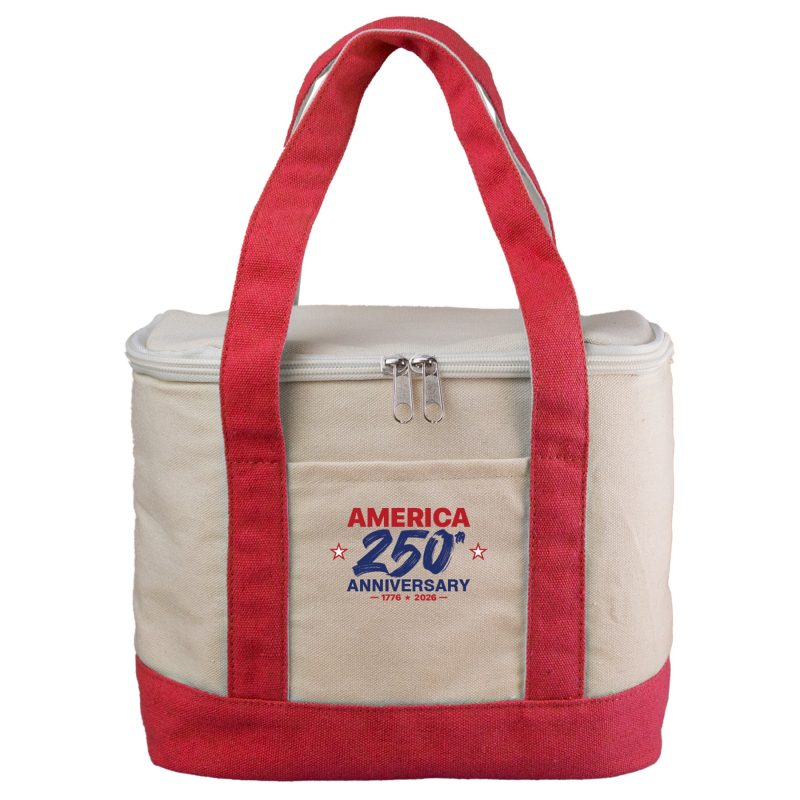 Custom Patriotic Cooler Tote with logo - 3