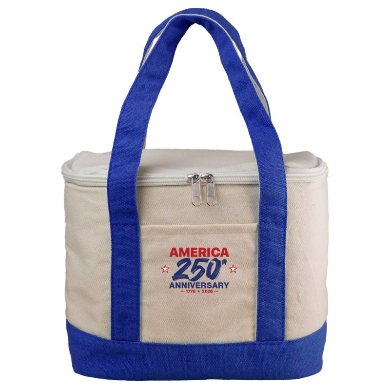 Custom Patriotic Cooler Tote with logo - 5