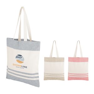 Custom Marlo 10 Oz. Recycled Cotton Tote Bag with logo
